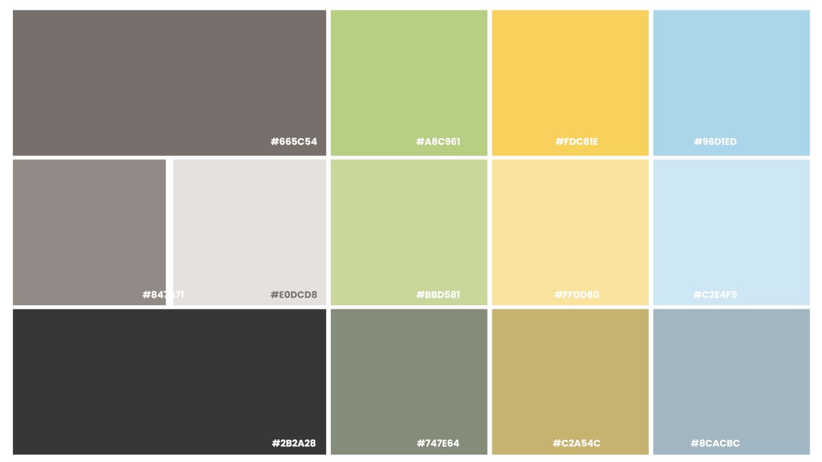 Tabla de colores Sogama