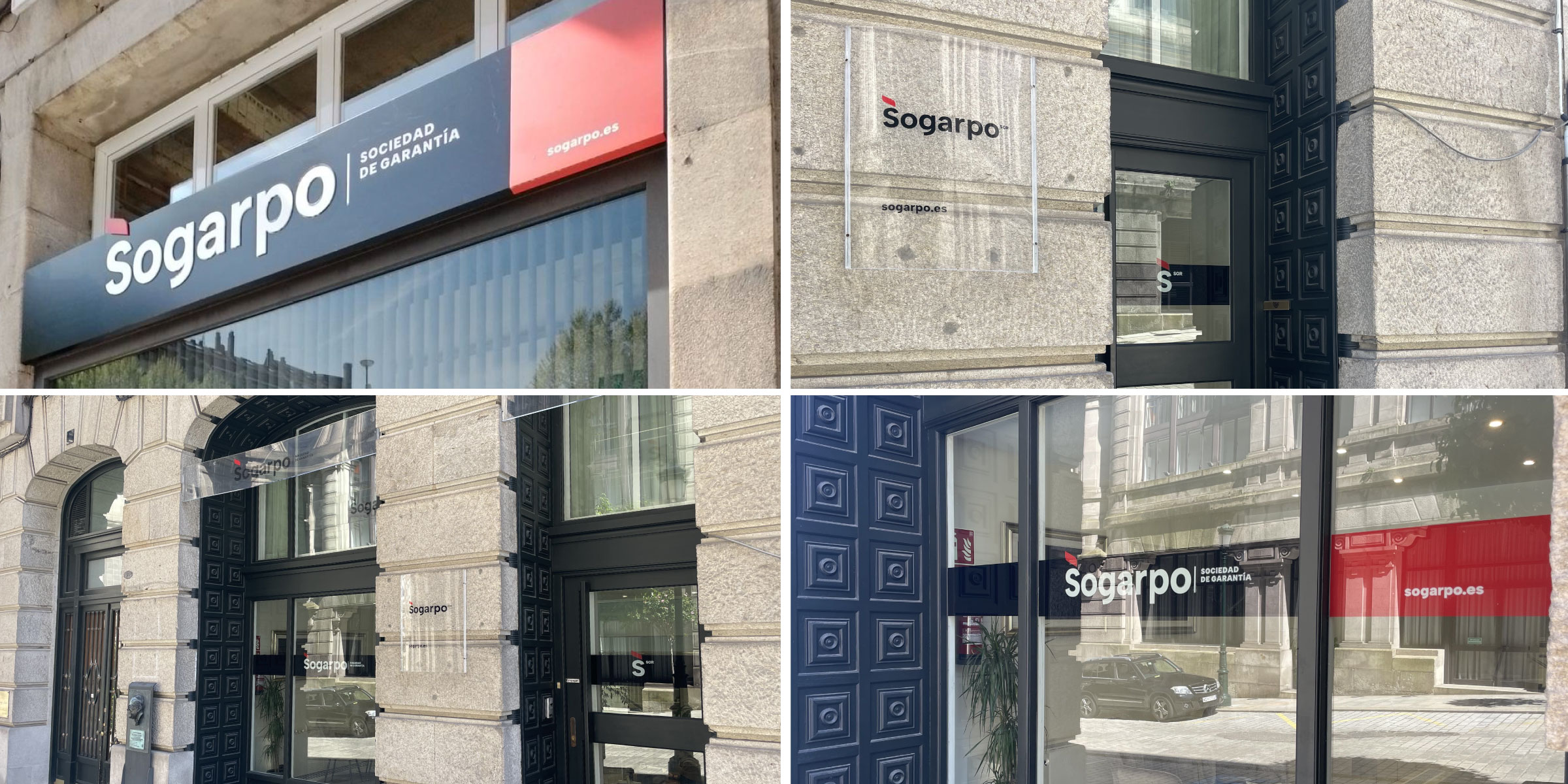 Rótulos oficinas Sogarpo