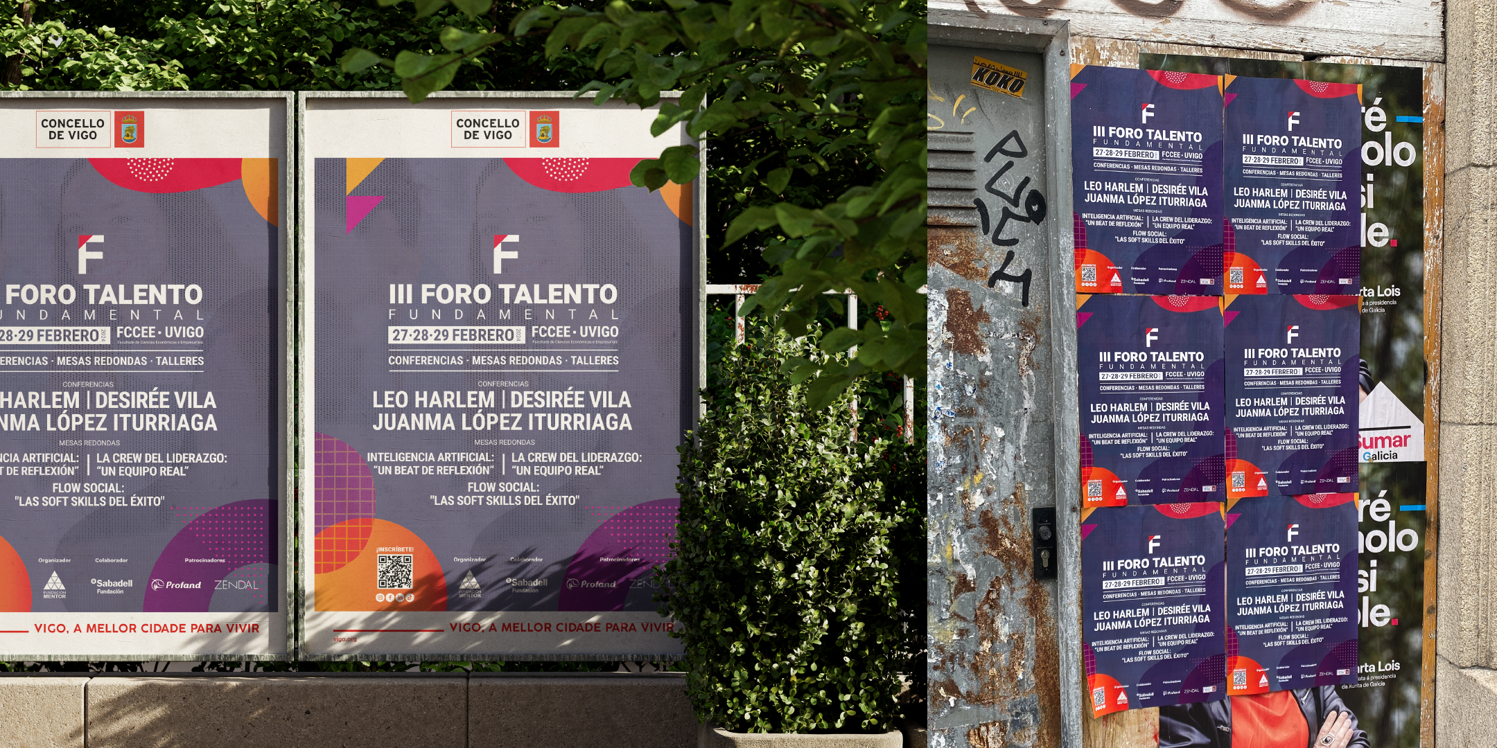 Foro Fundamental. Mupi y carteles calle.