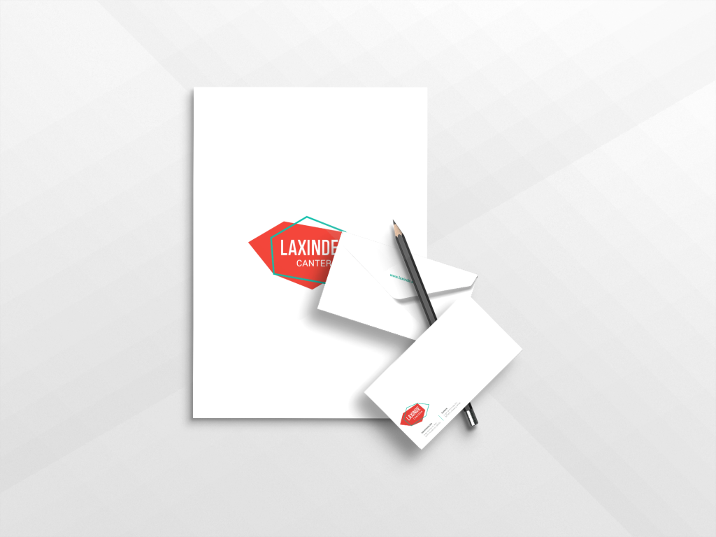 Diseño de papelería para Laxinde por Anónimo Advertising